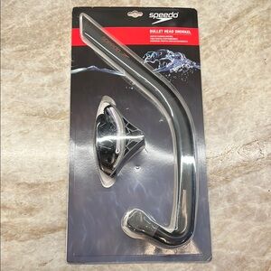 Speedo Bullet Head Snorkel in Black